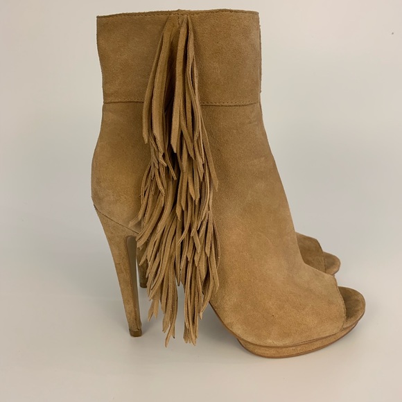 BCBGeneration Suede Platform Tassel Booties - Picture 2 of 8